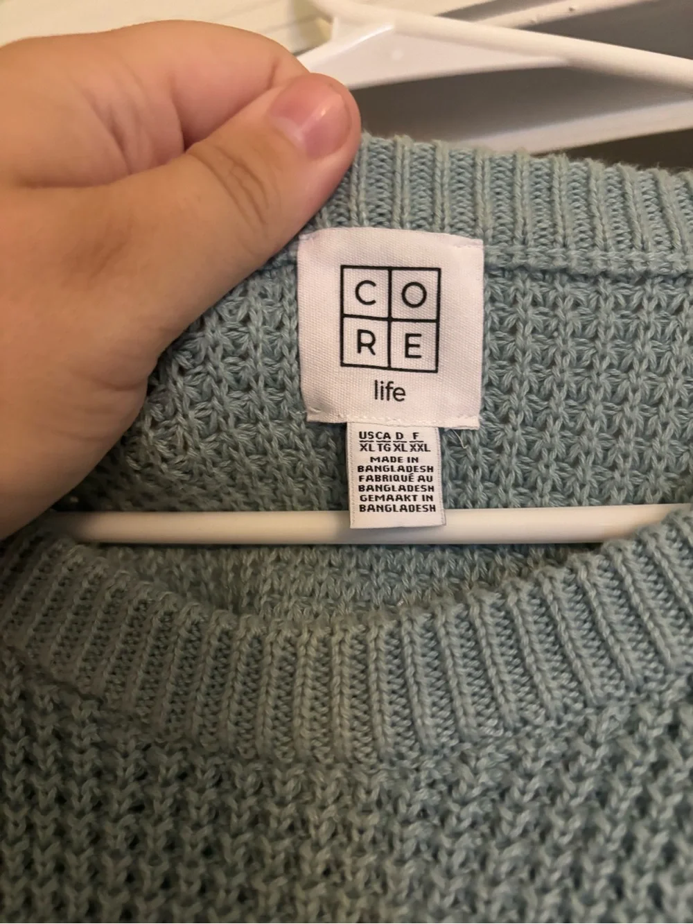 Cozy Mint Crewneck Knit Sweater